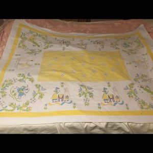 Vintage Tablecloth Beautiful Design measures60x50